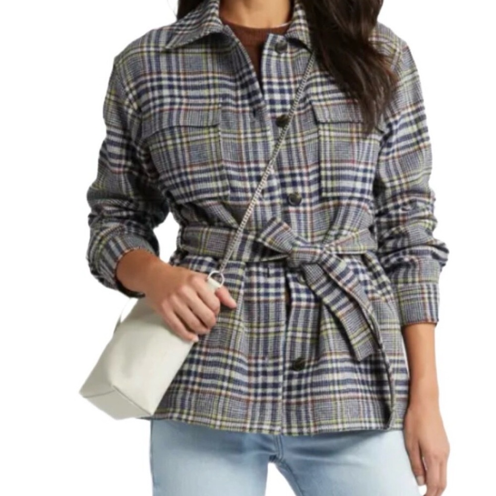 Pendleton plaid belted West End Jacket - shacket